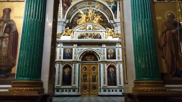 Санкт Петербург Исаакиевский собор внутри смотреть онлайн