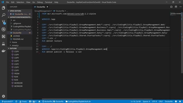 Episode 026 - Getting started with Docker - ASP.NET Core: From 0 to overkill смотреть онлайн