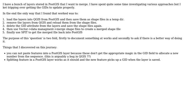GIS: merging layer stored in PostGIS (2 Solutions!!) смотреть онлайн