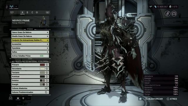 Warframe - Nekros Prime Fashion Frame смотреть онлайн
