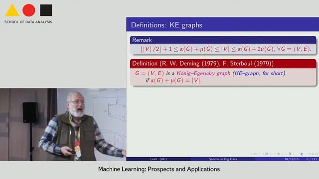 Is It Really NP-Hard to Survive in Big-Data? - Prof. Vadim E. Levit смотреть онлайн