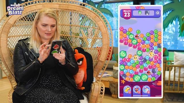 Angry Birds Game Reaction | Hanna vs. Angry Birds Dream Blast смотреть онлайн