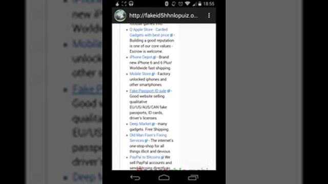 Accéder au Deep Wep avec un smartphone Android смотреть онлайн