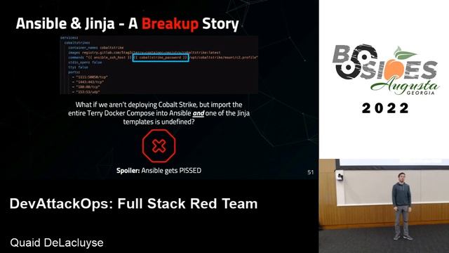 Quaid DeLacluyse - DevAttackOps: Full Stack Red Team смотреть онлайн