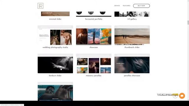Reflector - PhotographyWordPress Photography WordPress photography theme Website Builder смотреть онлайн