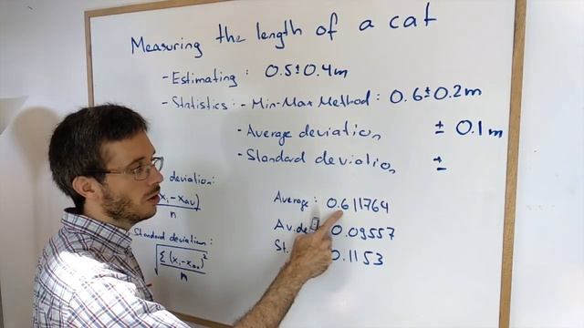 Calculating the uncertainty of a measurement with average and standard deviation смотреть онлайн