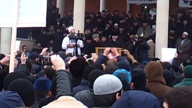 Собрание у Насыркортской мечети 23.01.2015 смотреть онлайн