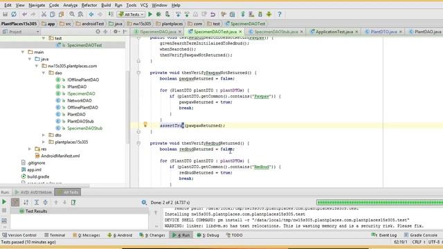 Part 2: BDD unit tests in Android Studio. given when then смотреть онлайн
