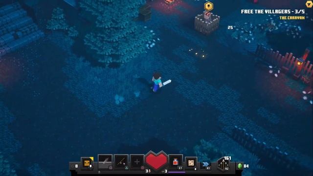 Minecraft Dungeons - PS4 Gameplay смотреть онлайн