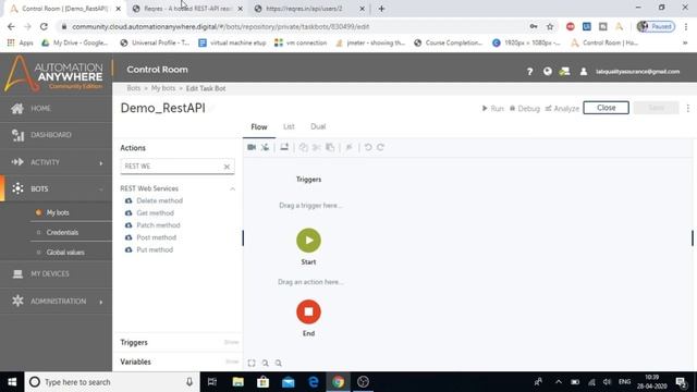 REST Web Services Command | What is API | What is Web Service- Automation Anywhere A2019 #11 смотреть онлайн