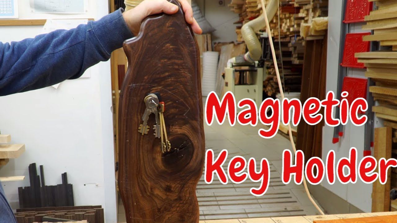 Magnetic key holder with an invisible mount смотреть онлайн