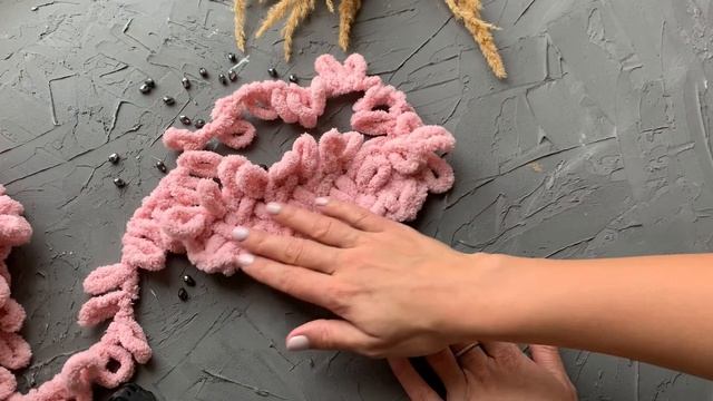 Плюшевый плед из пряжи Alize Puffy смотреть онлайн