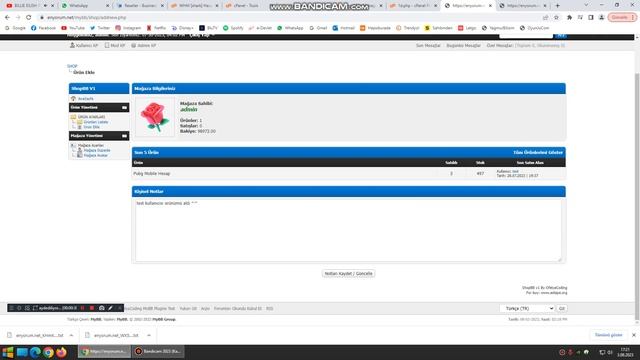 Mybb ShopBB Mağaza Yönetim Sayfası смотреть онлайн