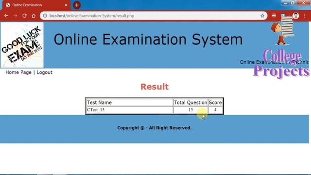 Online Examination System Project in PHP | MYSQLI | HTML | CSS | AJAX – College Project for CS смотреть онлайн