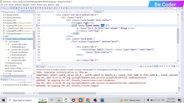 #2 E-Notes Spring MVC Major Project | Enotes Java Project Full tutorials Part-2 смотреть онлайн