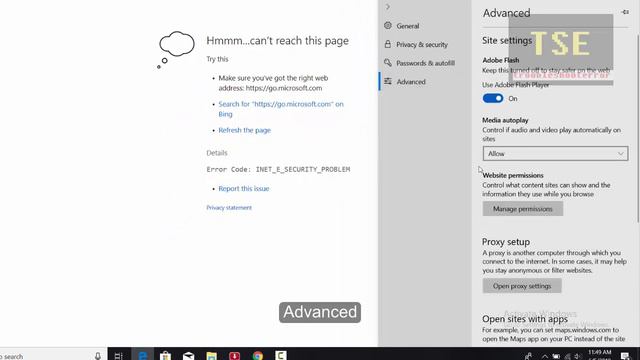 How to fix Microsoft Edge Error Code: INET_E_SECURITY_PROBLEM смотреть онлайн