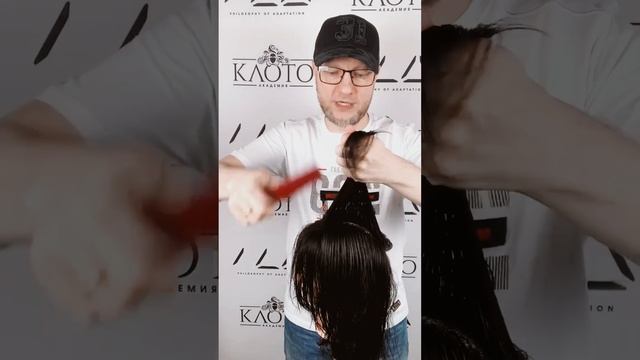 Стрижка на длинные волосы "Лисий хвост" смотреть онлайн