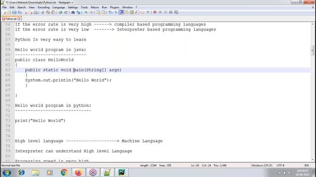PYTHON (5 Weekends Batch) tutorials || by Mr. Mahesh Poudapelly On 20-06-2021 @9AM IST смотреть онлайн