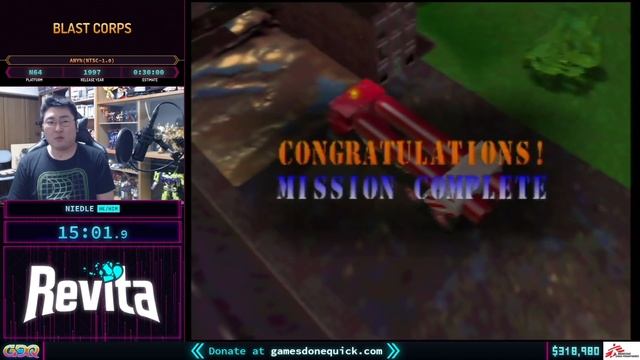 Blast Corps by niedle in 26:00 - Summer Games Done Quick 2021 Online смотреть онлайн