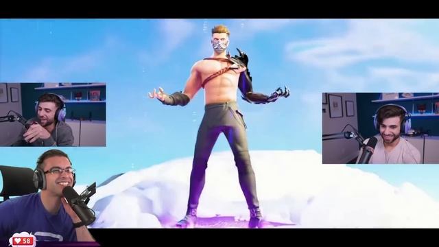 Streamers React To My ICON SKIN!