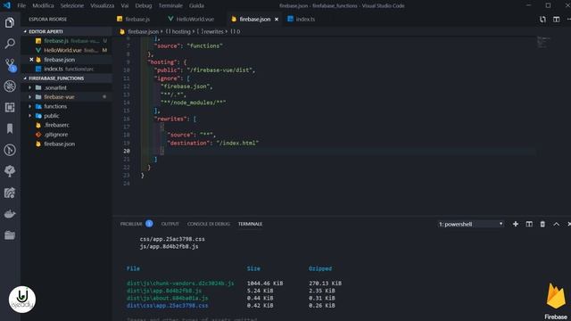 7/7 - ?Firebase,Cloud Functions e Serverless App con Vue js - Deploy Firebase Hosting [Italiano] смотреть онлайн