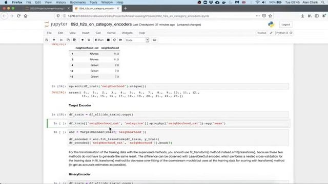 212 Categorical Encoders Notebook 09d смотреть онлайн