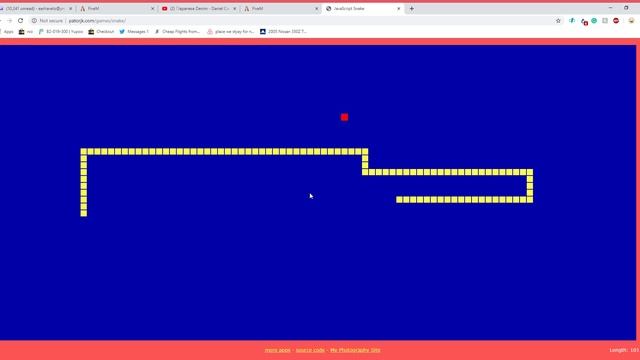 JavaScript Snake Game Play ( SERIOUS VIDEO) смотреть онлайн
