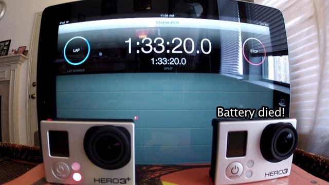 GoPro Hero3+ vs Hero3 Battery Life Comparison - 1080p 30fps - GoPro Tip #246 | MicBergsma смотреть онлайн