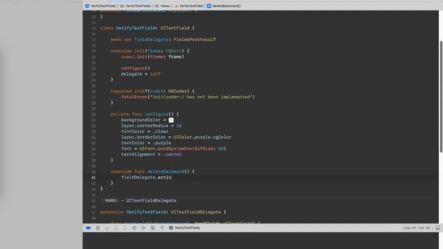 TextField for code verify/Поле для ввода кода доступа смотреть онлайн