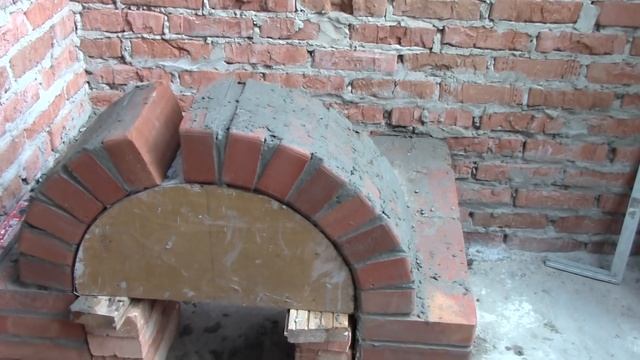 09 Русская печка "Дачная Манюня" 0,8 м.кв. Камень приткновения арки. смотреть онлайн