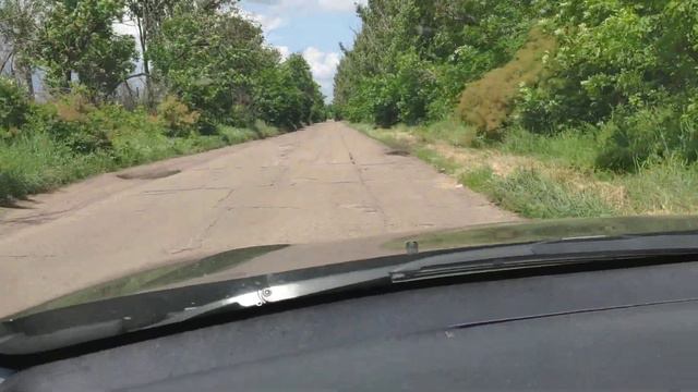 Дорога в село Красовское(Красино) Криворожский район Днепропетровской области. смотреть онлайн