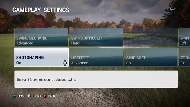 EA SPORTS™ Rory McIlroy PGA TOUR® Custom Settings смотреть онлайн