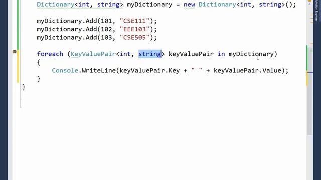 23. Dictionary in C# смотреть онлайн