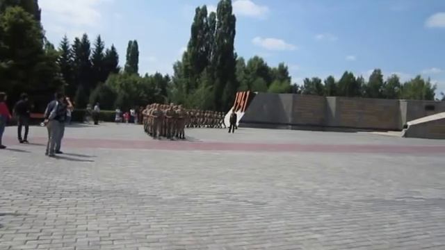 УКФ РГКП ВТШ МОРК Торжественный марш и песня после присяги смотреть онлайн