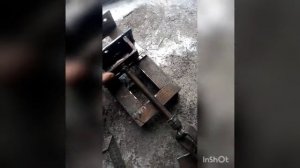 Самодельные тиски для сверлильного станка.