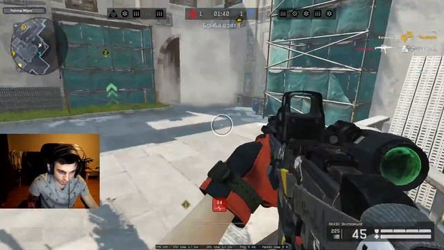 Warface чилим,катаем на расслобоне РМ, мясорубки смотреть онлайн