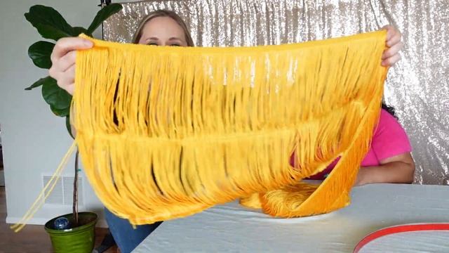 How To DIY A Fringe Lampshade With Thrifted Lampshades | Easy Thrift Flip