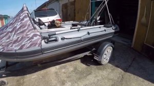 Риб навигатор 370 / тюнинг лодки пвх