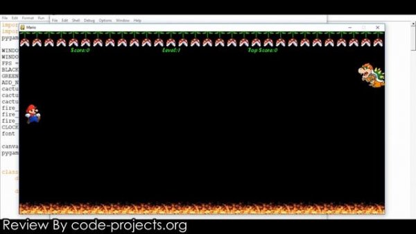Simple Mario Game In PYTHON With Source Code | Source Code & Projects