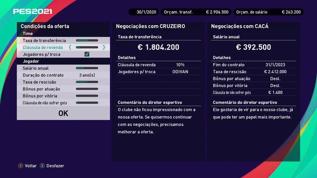 PES 2021 GUIA COMPLETO da MASTER LIGA! Negociações, contratações e dicas! смотреть онлайн