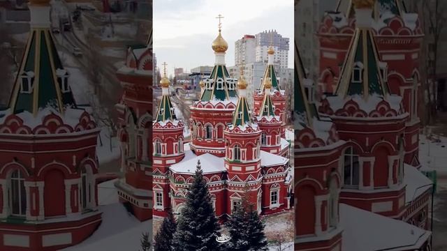 Собор Казанской иконы Божией Матери (Казанский собор) #волгоград #казанскийсобор #dji #air34region смотреть онлайн