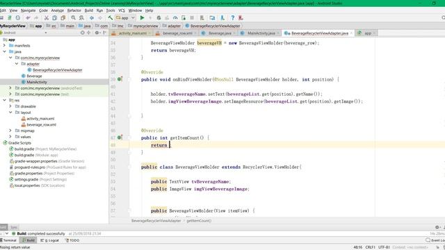 L7 13 RecyclerView getItemCount смотреть онлайн