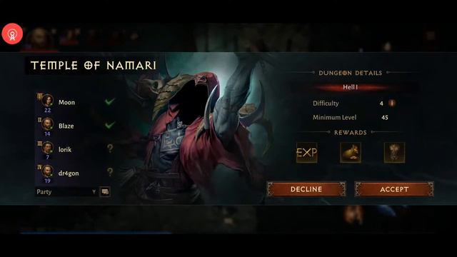 Diablo Immortal End game monk farming gear смотреть онлайн