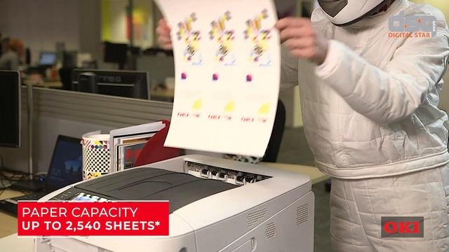 Smallest A3 Colour Printer l OKI Colour Printer l OKI C844dnw Colo/ Mono Printer смотреть онлайн