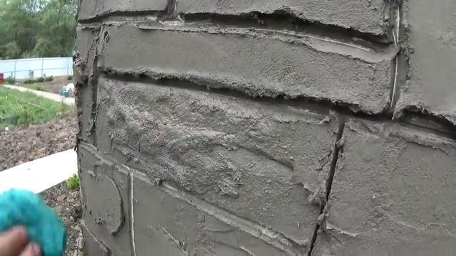 Имитация каменной кладки на цоколе своими руками смотреть онлайн