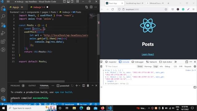 How to Fetch WordPress posts in React Js using Axios - Headless WordPress with React Js | Ep 6 смотреть онлайн