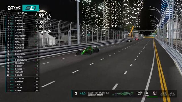 2022 Superleague Singapore Grand Prix | ROUND 13 | GPVWC Sim Racing смотреть онлайн
