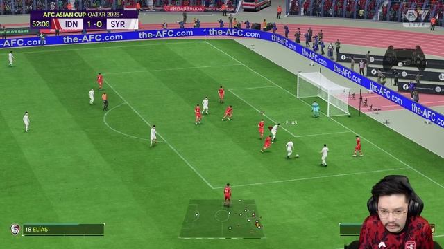 AFC Asian Cup | Semifinal Piala Asia Lawan Syria | FC 24 Indonesia Career Mode смотреть онлайн
