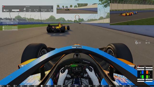 Assetto Corsa - Modern Indycar at Milwaukee Mile смотреть онлайн