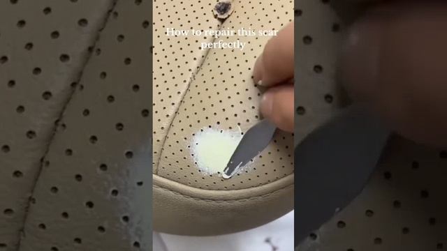 How To Repair Car Leather